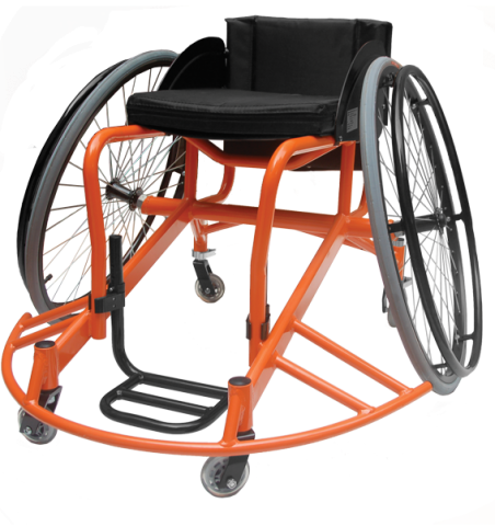 silla deportiva naranja
